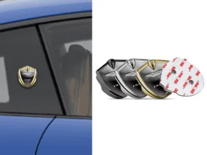 Aston Martin Abzeichen Selbstklebend Luxus Design Glänzendes Metall
